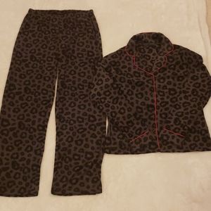 Leopard pajama set